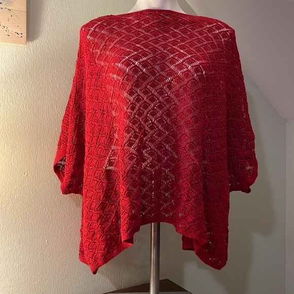 Red open cardigan - Picture 2 of 3